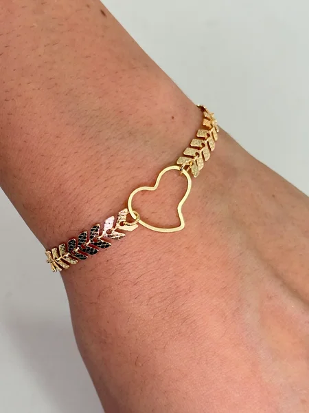 PULSEIRA ESCAMAS - FOLHEADO