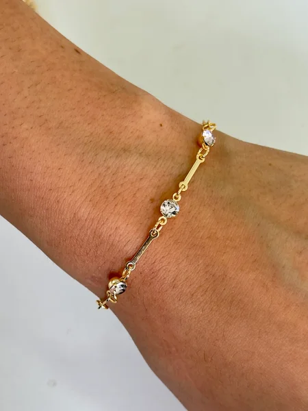 PULSEIRA PONTO DE LUZ - FOLHEADO