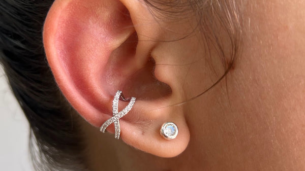 PIERCING FAKE X CRAVEJADO - BIJU FINA