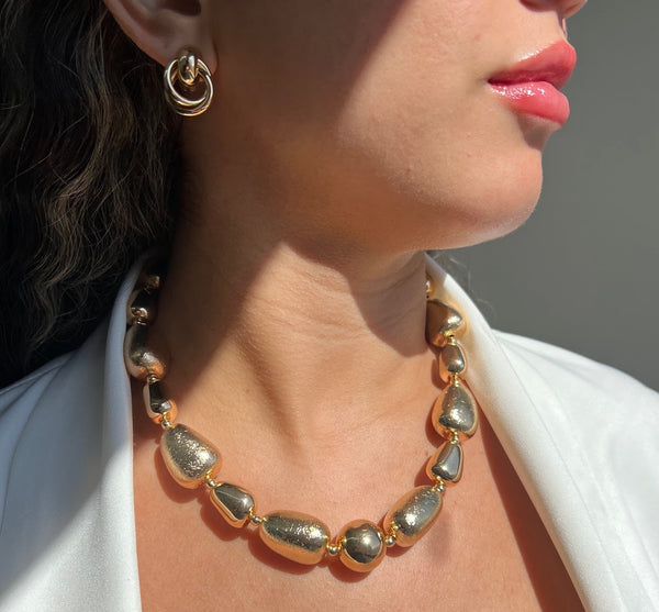 COLAR ORGÂNICO- BIJU FINA