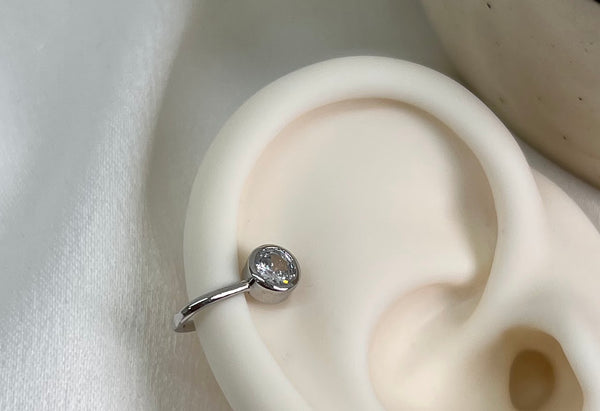 PIERCING FAKE PONTO DE LUZ - AÇO INOXIDÁVEL