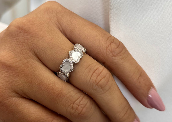 ANEL BIJU FINA CORAÇÕES