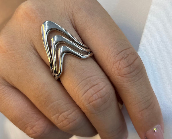 ANEL V TRIPLO- BIJU FINA