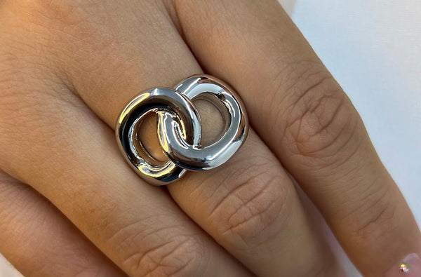 ANEL NÓ DUPLO- BIJU FINA