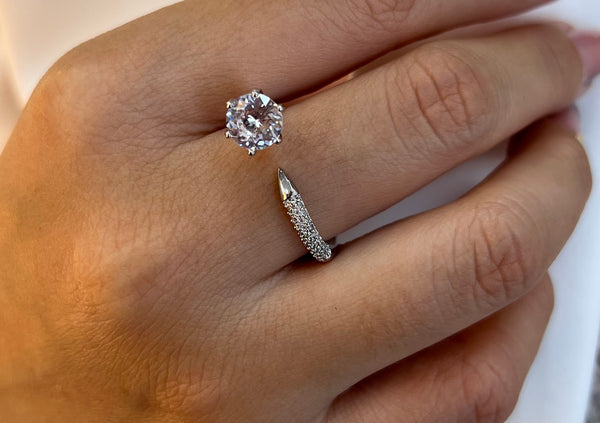 ANEL DUPLO PONTO - BIJU FINA (AJUSTÁVEL)