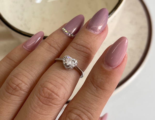 ANEL CORAÇÃO- BIJU FINA (FALANGE)