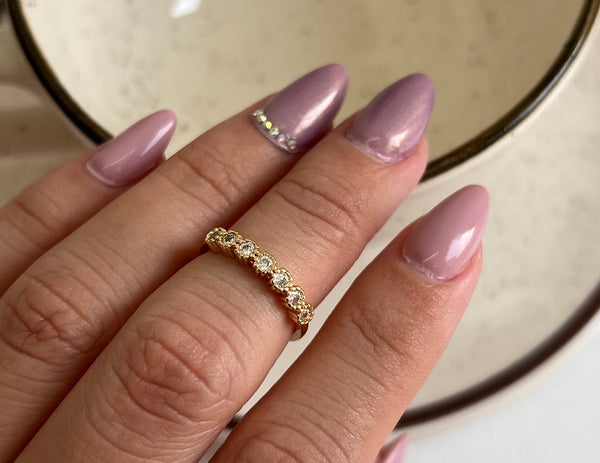 ANEL SETE PEDRAS - BIJU FINA (FALANGE)