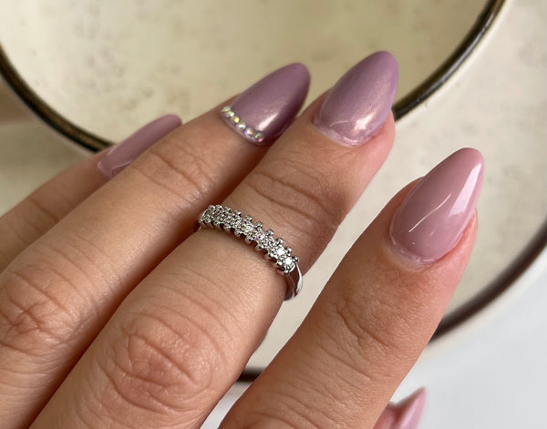 ANEL RETA CRAVEJADA- BIJU FINA (FALANGE)